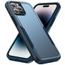 Mobigear Heavy Armor Coque iPhone 14 Pro Coque arrière Rigide Anti-Chocs - Bleu