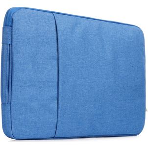 Mobigear Denim Zipper Pochette Ordinateur portable (max 21 cm x 30 cm) Housse ordinateur - Bleu
