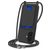 Mobigear Lanyard Card iPhone 16 Plus Coque avec cordon en Silicone et Porte-Cartes - Noir