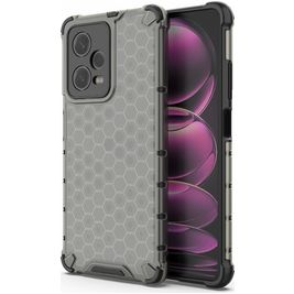 Mobigear Honeycomb Coque POCO X5 Pro Coque arrière Rigide Anti-Chocs - Noir