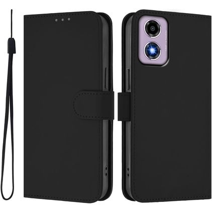 Mobigear Urban Wallet Housse Motorola Moto G04 Etui Porte-Monnaie - Noir
