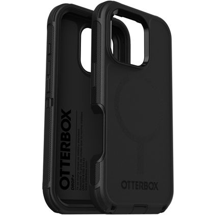OtterBox Defender iPhone 16 Pro MagSafe Plastique rigide Coque arrière Antichoc - Noir
