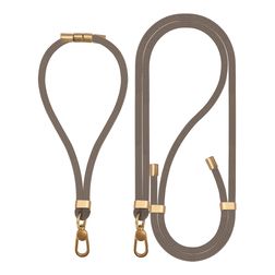 My Style Body & Wrist - Cordon de téléphone universel ajustable - Taupe (Lot de 2)