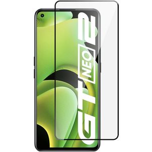 Mobigear Premium Realme GT Neo2 Verre trempé Protection d'écran - Compatible Coque - Noir
