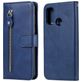Mobigear Zipper Housse Huawei P Smart (2020) Etui Porte-Monnaie - Bleu