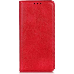 Mobigear Classic Elegance Housse OPPO Reno 4 Etui Porte-Monnaie - Rouge