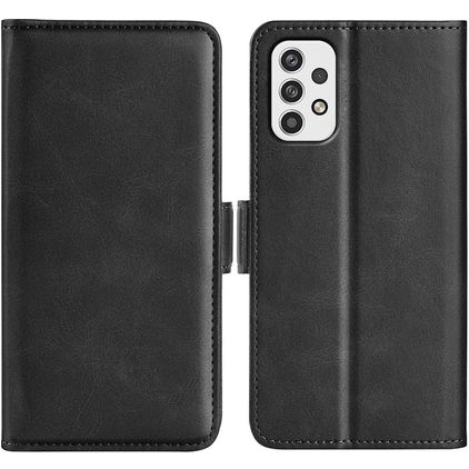 Mobigear Slim Magnet Samsung Galaxy A23 Étui Portefeuille - Noir