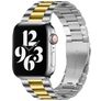 Mobigear Antwerp Bracelet Acier Apple Watch Fermeture boucle déployante - 49/46/45/44 mm - Or / Argent