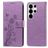 Mobigear Flowers Housse Samsung Galaxy S26 Ultra Etui Porte-Monnaie - Violet