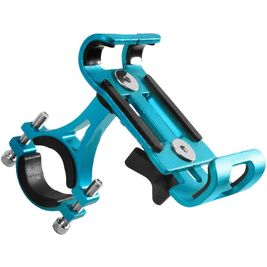 Mobigear Alloy Fixing Support Vélo / Moto Guidon Pince Universel - Bleu