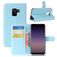 Mobigear Classic Housse Samsung Galaxy A8 (2018) Etui Porte-Monnaie - Bleu