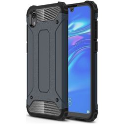 Mobigear Outdoor HONOR 8S Plastique rigide Coque arrière Antichoc - Bleu marine