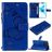 Mobigear Butterfly Housse iPhone 12 Pro Etui Porte-Monnaie - Bleu