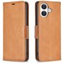 Mobigear Excellent Housse iPhone 17 Etui Porte-Monnaie - Cognac
