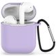 Mobigear Classic Coque Apple AirPods 1 Coque en Silicone Souple - Violet