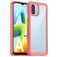 Mobigear Crystal Xiaomi Redmi A1 4G Plastique rigide Coque arrière Antichoc - Transparent / Rouge