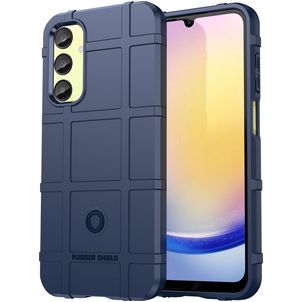 Mobigear Rugged Shield Coque Samsung Galaxy A55 Coque arrière en TPU Souple Anti-Chocs - Bleu