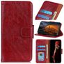 Mobigear Classy Housse iPhone 13 Pro Max Etui Porte-Monnaie - Rouge
