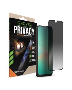 Striker Xtreme Impact Privacy Samsung Galaxy A26 Verre trempé Protection d'écran Confidentialité - Compatible Coque - Noir