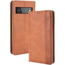 Mobigear Sensation Housse Google Pixel 6 Pro Etui Porte-Monnaie - Cognac