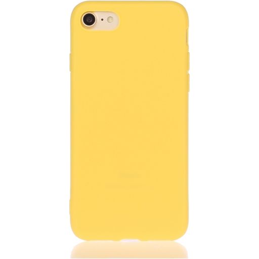 Mobigear Colors Coque iPhone 8 Coque arrière en TPU Souple - Jaune