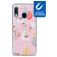 My Style Magneta Coque Samsung Galaxy A20e Coque arrière en TPU Souple - Pink Alpaca