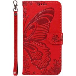 Mobigear Butterfly Housse Xiaomi 13 Ultra Etui Porte-Monnaie - Rouge