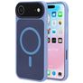 Mobiparts Hardcover Coque iPhone Air MagSafe Coque arrière Rigide - Satin Light Blue