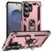 Mobigear Armor ring Coque Samsung Galaxy S26 Ultra Coque arrière Rigide Anti-Chocs avec Anneau-Support - Rose doré