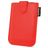 Valenta Card Pocket Slide - Porte Cartes en en Cuir véritable - 5 Cartes - Rouge