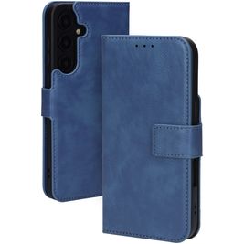 Mobiparts Classic Wallet Housse Samsung Galaxy S25 FE Etui - bleu acier