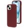 Mobiparts Coque iPhone 15 Coque arrière en Silicone - Plum Red