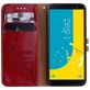 Mobigear Wallet Housse Samsung Galaxy J6 (2018) Etui Porte-Monnaie - Rouge