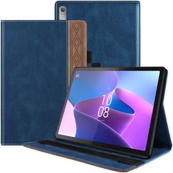 Mobigear Folio Coque Lenovo Tab P11 Pro Gen 2 Etui + Porte-crayon - Bleu