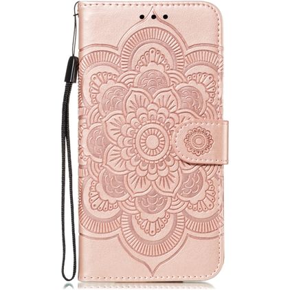 Mobigear Mandala Housse iPhone 11 Pro Max Etui Porte-Monnaie - Rose doré