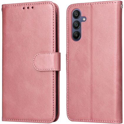 Mobigear Wallet Housse Samsung Galaxy A17 Etui Porte-Monnaie - Rose doré