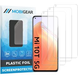Mobigear Xiaomi Mi 10T Protection d'écran Film - Compatible Coque (Lot de 3)