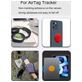 Mobigear Sticky Disc Coque Apple AirTag Coque en Silicone Souple - Vert