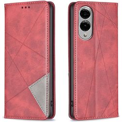 Mobigear Rhombus Slim Housse Samsung Galaxy S25 Edge Etui - Rouge