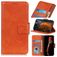 Mobigear Classy Housse Motorola Moto E22 Etui Porte-Monnaie - Orange