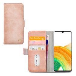 Mobilize Elite Gelly Samsung Galaxy A33 Étui Portefeuille - Soft Pink