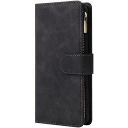 Mobigear Zipper Housse Samsung Galaxy A51 Etui Porte-Monnaie - Noir