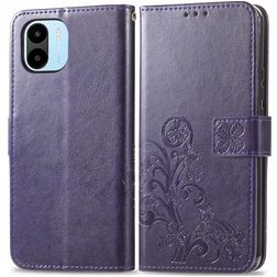 Mobigear Clover Housse Xiaomi Redmi A1 4G Etui Porte-Monnaie - Violet