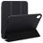 Mobigear Tri-Fold Gel Coque iPad Mini 6 (2021) Etui en TPU,Similicuir - Noir