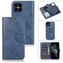 Mobigear Wallet Housse iPhone 12 Pro Etui avec Coque Détachable Porte-Monnaie - Dark Blue