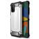 Mobigear Outdoor Coque Samsung Galaxy A03s Coque arrière Rigide Anti-Chocs - Argent
