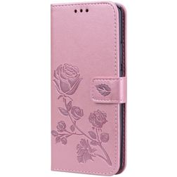 Mobigear Roses Housse Huawei Mate 20 Pro Etui Porte-Monnaie - Rose doré