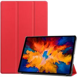 Mobigear Tri-Fold Coque Lenovo Tab P11 Pro Gen 1 Etui - Rouge