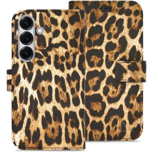 My Style Flex Wallet Housse Samsung Galaxy S25 Etui Porte-Monnaie - Wild Leopard
