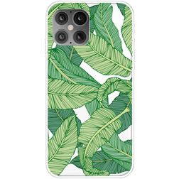 Mobigear Design iPhone 12 Pro Max TPU souple Coque arrière - Feuille de banane